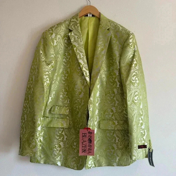 INSOMNIA Super Slim Green Blazer main image 0